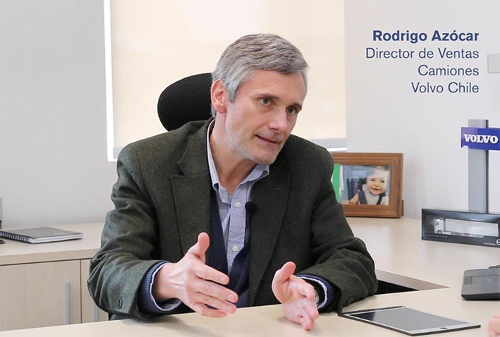 Rodrigo Azócar, director de Ventas Camiones de Volvo Chile habla sobre la nueva línea.