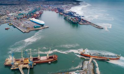 Puerto de San Antonio mueve 15,8% más carga frente a primer semestre de 2020.