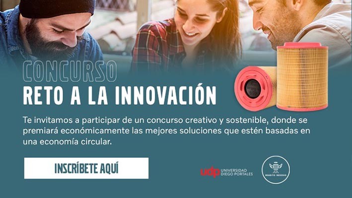Lanzan concurso innovador que busca reutilizar los filtros de aire de los camiones por una economía circular y regenerativa.