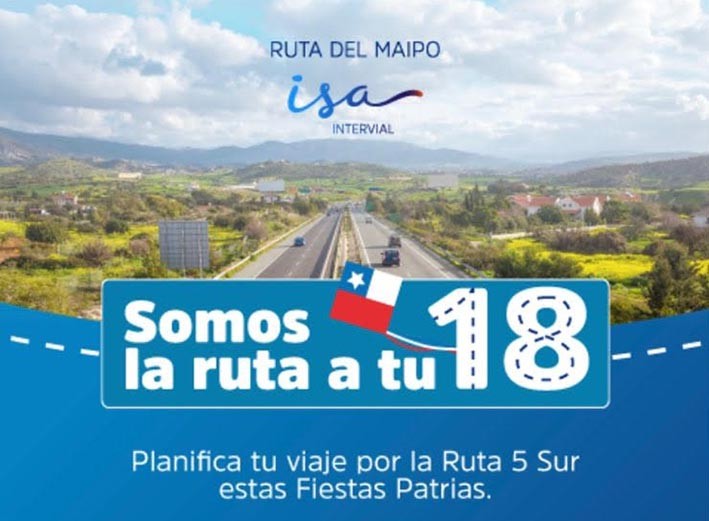 En Fiestas Patrias, un llamado a planificar el viaje y transitar con precaución.
