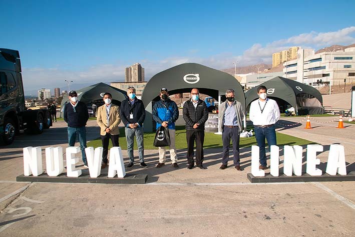Volvo Chile mostró en Antofagasta su nueva línea F de camiones.
