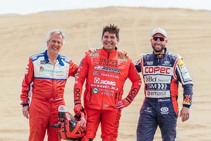 Tres generaciones de destacados pilotos componen el Team Maxus que será parte del Dakar 2022.