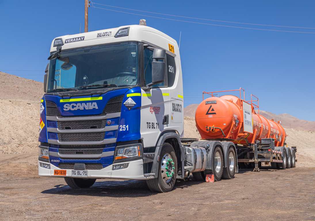 Camiones Scania optimizan minería en Chile con su sistema de frenado