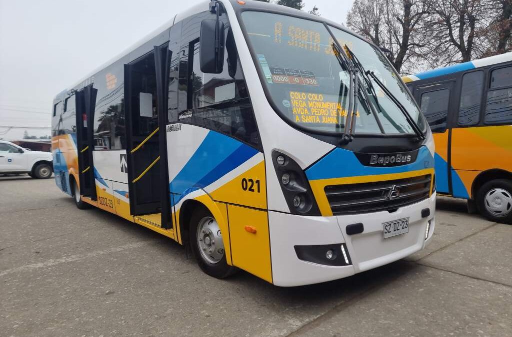 Entregan primeros buses con estándar RED para la Región del Biobío: conectarán Santa Juana con Concepción