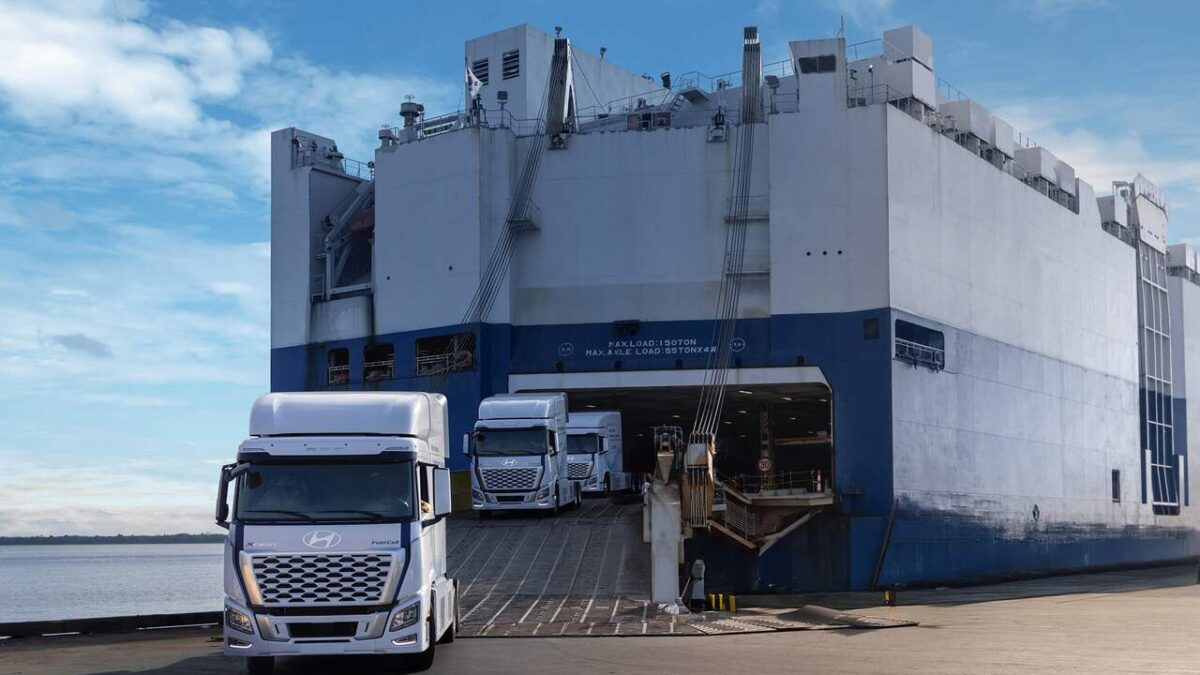 Hyundai despliega camiones de hidrógeno XCIENT Fuel Cell para HMGMA Clean Logistics