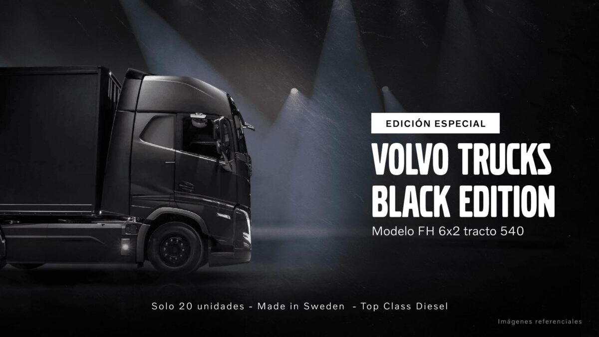 Volvo Chile presenta exclusiva edición especial “Black Edition” de sus camiones Volvo FH