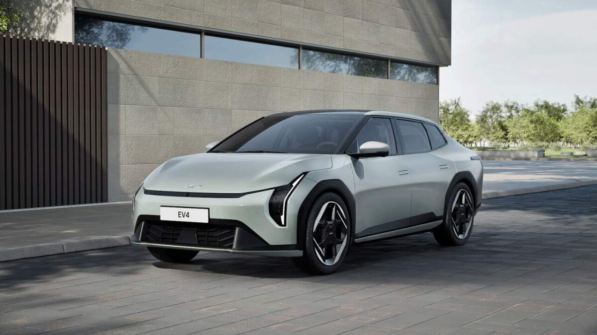 Kia EV4 revela su diseño exterior antes del estreno mundial