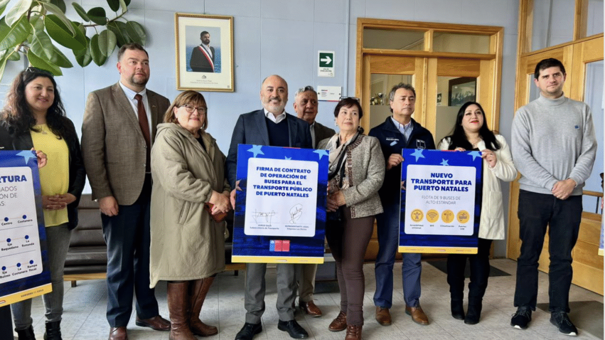 Puerto Natales tendrá su primer sistema de transporte público regulado con buses King Long