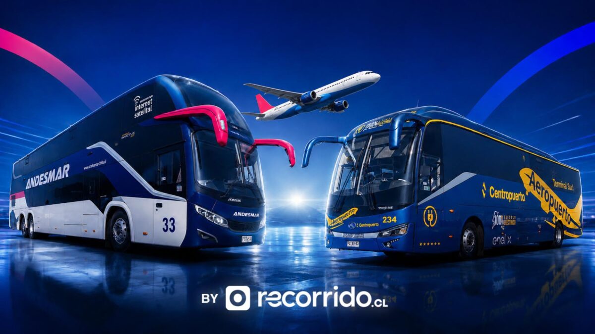 Desde Argentina directo al aeropuerto de Santiago: Centropuerto, Andesmar y Recorrido revolucionan la conectividad turística en Chile
